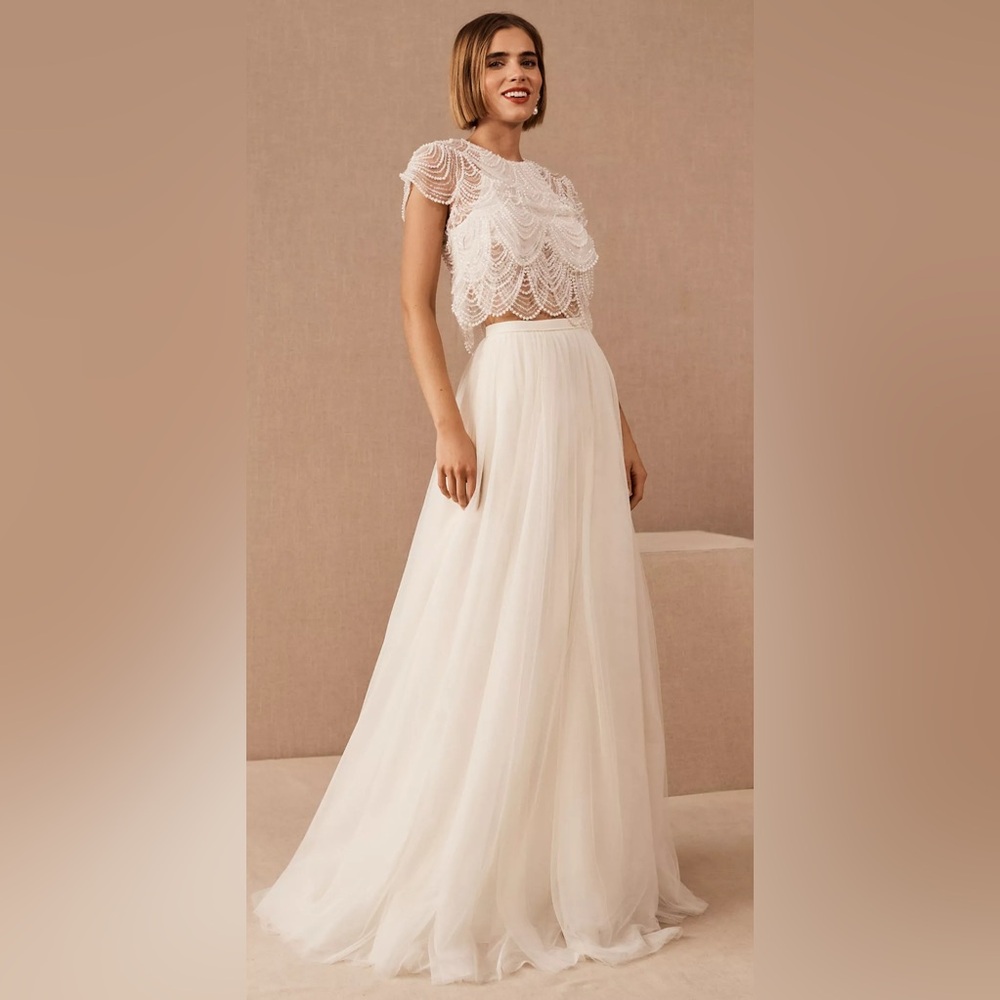 BHLDN Jenny Yoo Hannah Bridal Skirt - Picture 2 of 12